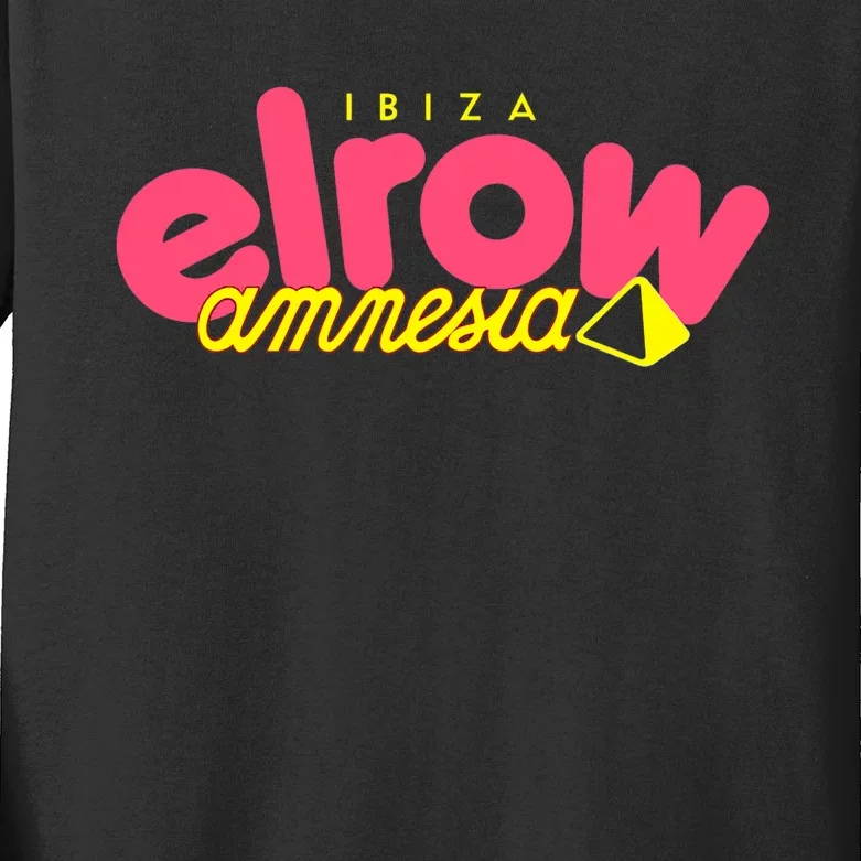 Elrow Amnesia Ibiza Party festival and event Kids Long Sleeve Shirt