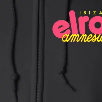 Elrow Amnesia Ibiza Party festival and event Full Zip Hoodie