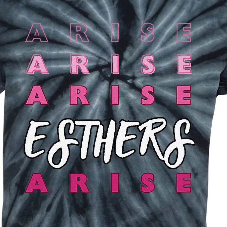 Esthers Arise If I Perish Song Lyrics Jesus Christ Christian Kids Tie-Dye T-Shirt