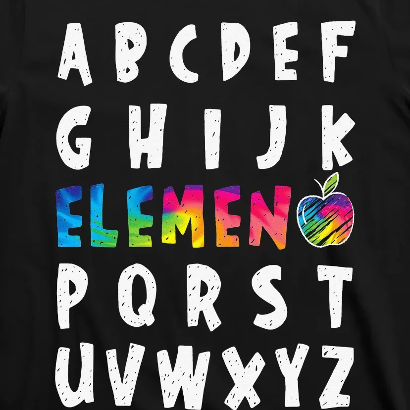 Elemeno Alphabet Kindergarten Preschool Teacher Funny T-Shirt