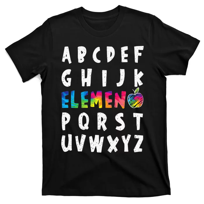 Elemeno Alphabet Kindergarten Preschool Teacher Funny T-Shirt