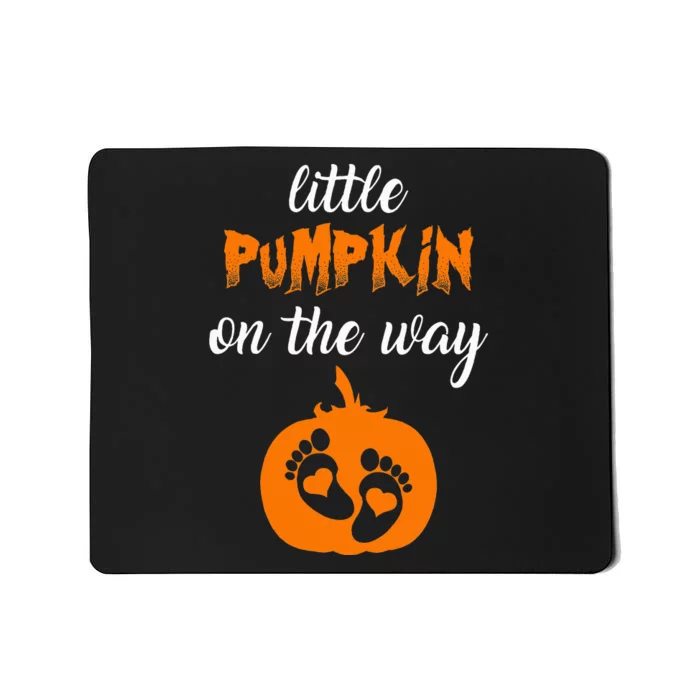 Expecting a Little Pumpkin Cute Pregnancy Graphic Mousepad