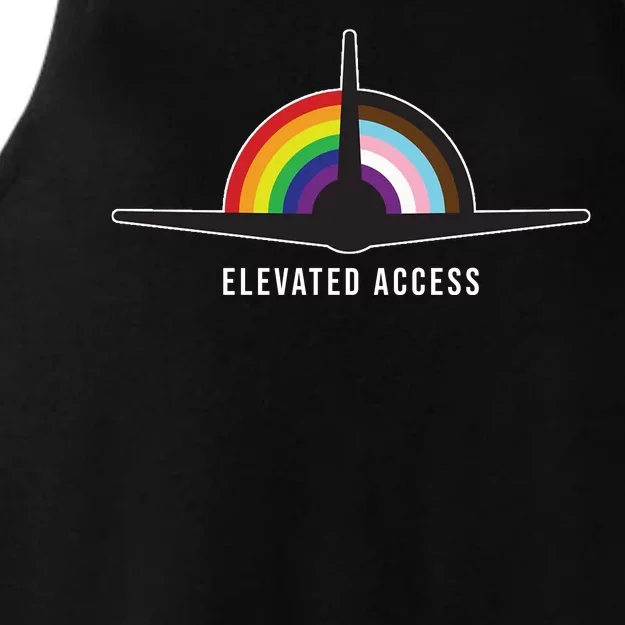 Elevated Access LGBT Pride Ladies Tri-Blend Wicking Tank