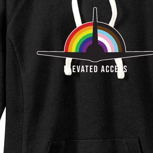 Elevated Access LGBT Pride Women's Fleece Hoodie