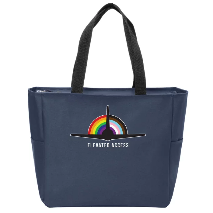 Elevated Access LGBT Pride Zip Tote Bag