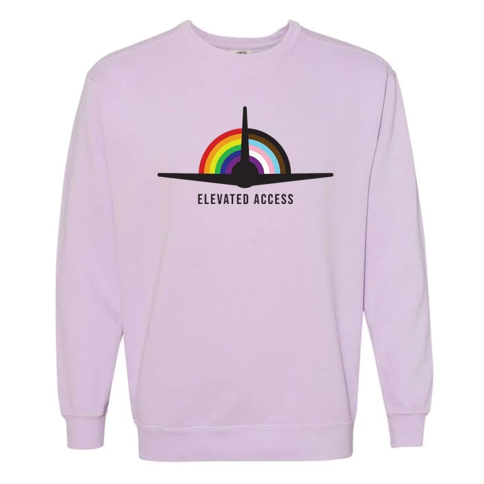 Elevated Access LGBT Pride Garment-Dyed Sweatshirt