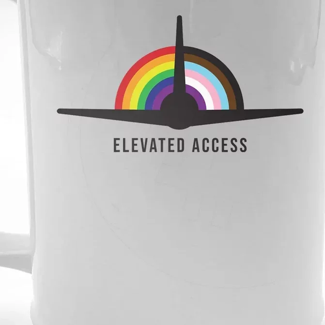 Elevated Access LGBT Pride Front & Back Beer Stein