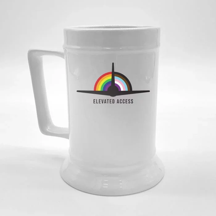 Elevated Access LGBT Pride Front & Back Beer Stein