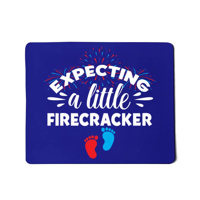 Expecting A Little Firecracker Pregnancy Mom To Be 4th July Gift Mousepad