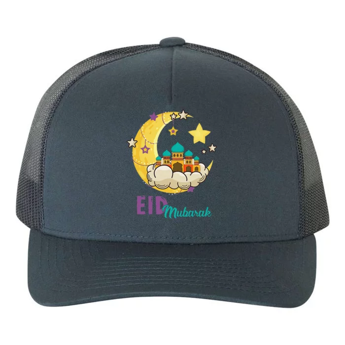 Eid Alfitr Mubarak Kareem Happy Ramadan Karim Yupoong Adult 5-Panel Trucker Hat