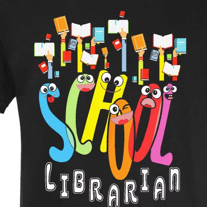 Elementary And Middle School Librarian Garment-Dyed Heavyweight T-Shirt