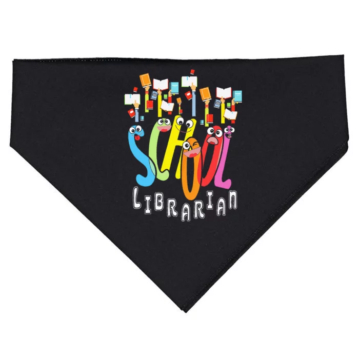 Elementary And Middle School Librarian USA-Made Doggie Bandana