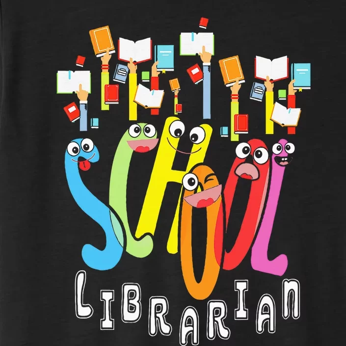 Elementary And Middle School Librarian ChromaSoft Performance T-Shirt