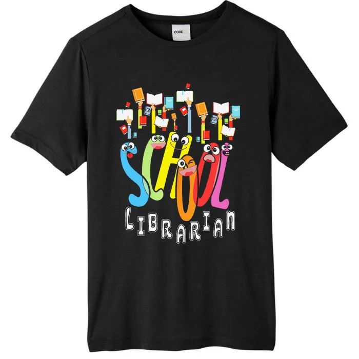 Elementary And Middle School Librarian ChromaSoft Performance T-Shirt