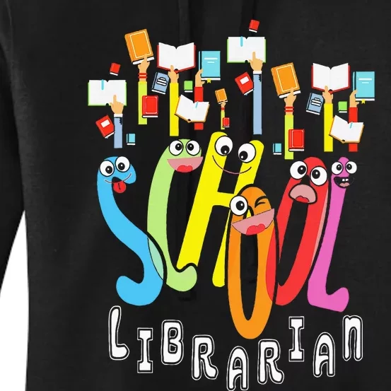 Elementary And Middle School Librarian Women's Pullover Hoodie