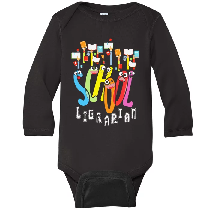 Elementary And Middle School Librarian Baby Long Sleeve Bodysuit