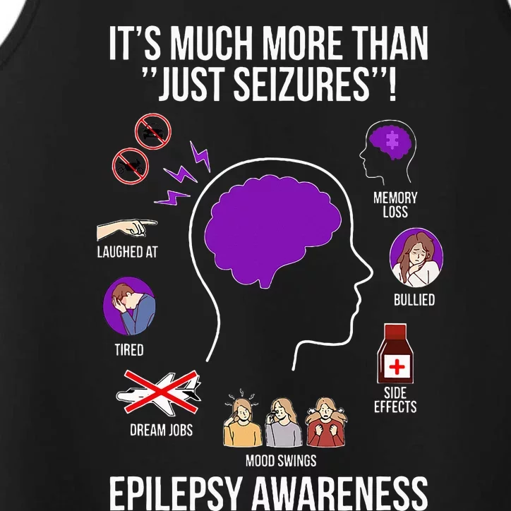 Epilepsy Awareness Month Epilepsy Warrior Performance Tank