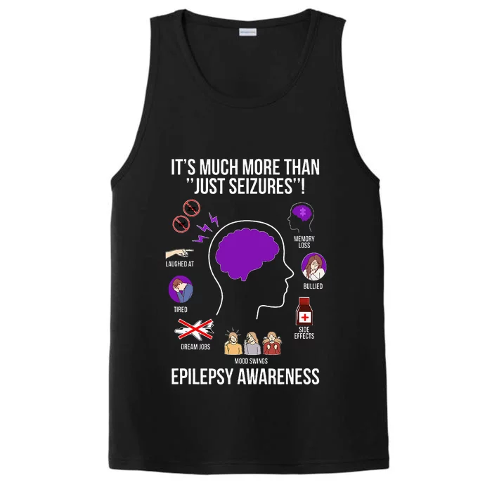 Epilepsy Awareness Month Epilepsy Warrior Performance Tank