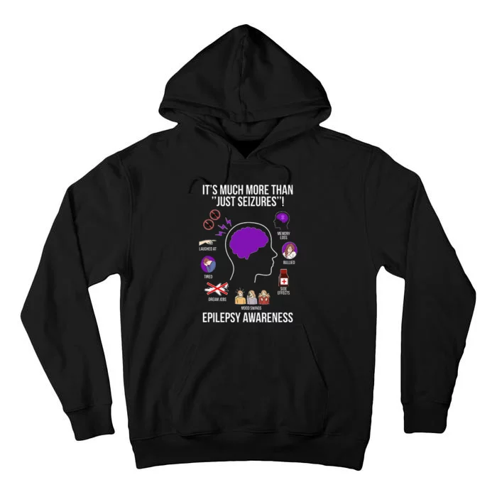 Epilepsy Awareness Month Epilepsy Warrior Tall Hoodie