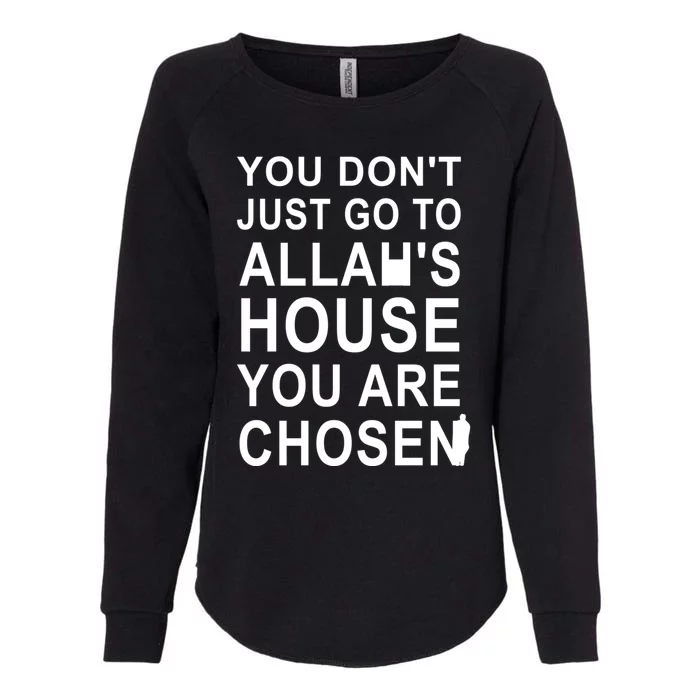 Eid Adha Mubarak Father Hajj Gift Ramadan Umrah Time Gift Womens California Wash Sweatshirt