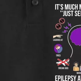 Epilepsy Awareness Month Epilepsy Warrior Dry Zone Grid Performance Polo