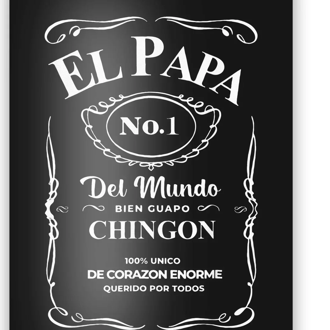 El Abuelo Mas Chingon Funny Mexican Flag Cool Grandpa Regalo Poster