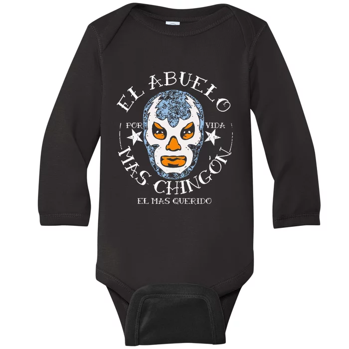 El Abuelo Mas ChingóN El Mas Querido Baby Long Sleeve Bodysuit