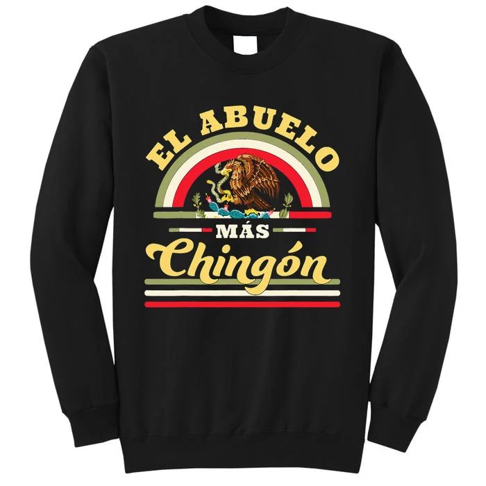 El Abuelo Mas Chingon Funny Mexican Flag Cool Grandpa Regalo Sweatshirt