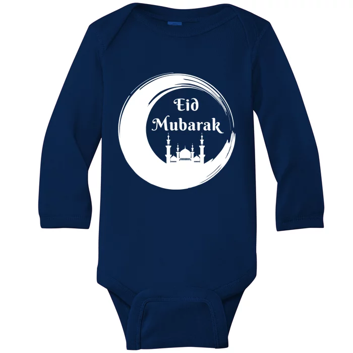 Eid Alfitr Mubarak Kareem Karim Celebration Most Eid Mubarak Gift Baby Long Sleeve Bodysuit