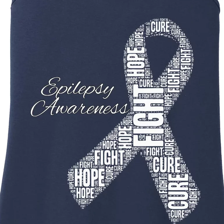 Epilepsy Awareness November Month Fight Cure Hope Ladies Essential Tank