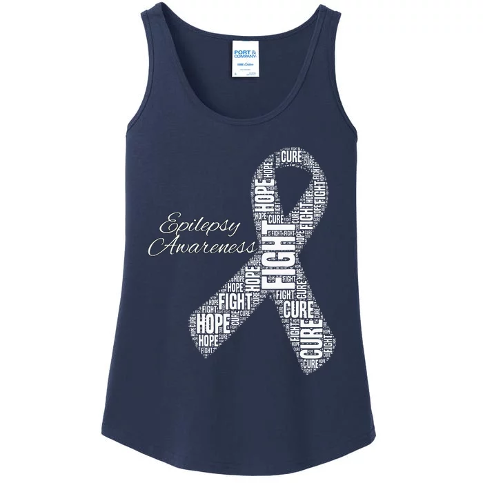 Epilepsy Awareness November Month Fight Cure Hope Ladies Essential Tank