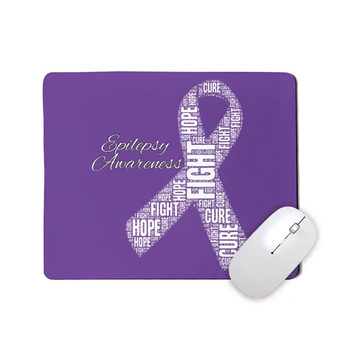 Epilepsy Awareness November Month Fight Cure Hope Mousepad