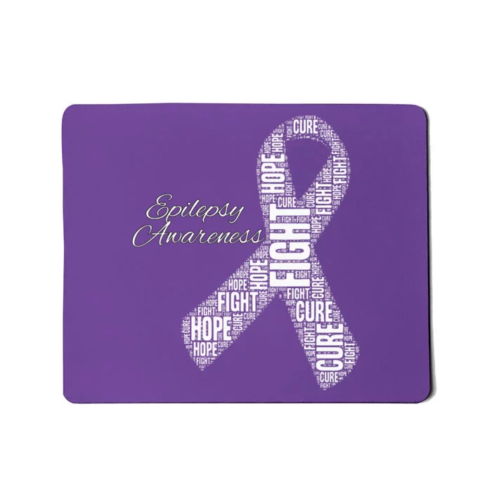 Epilepsy Awareness November Month Fight Cure Hope Mousepad