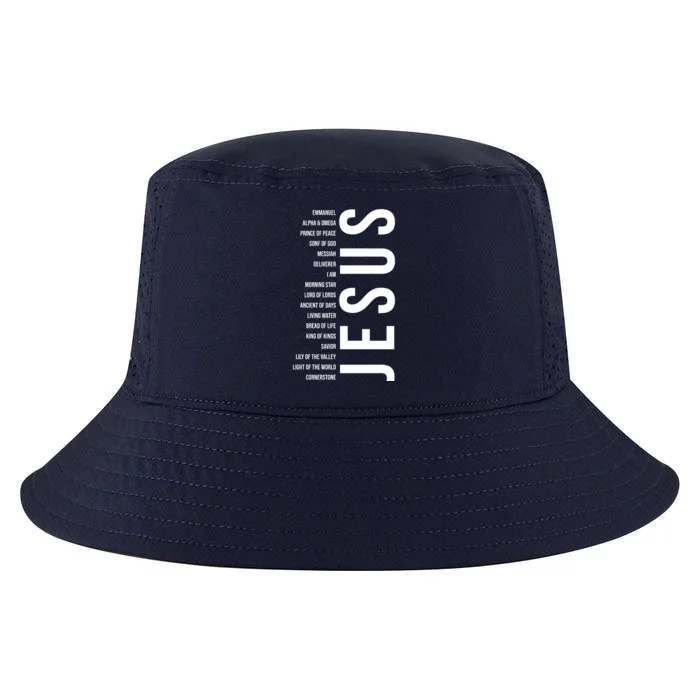 Emmanuel Alpha Omega Prince Of Peace Son Of God Jesus Cool Comfort Performance Bucket Hat