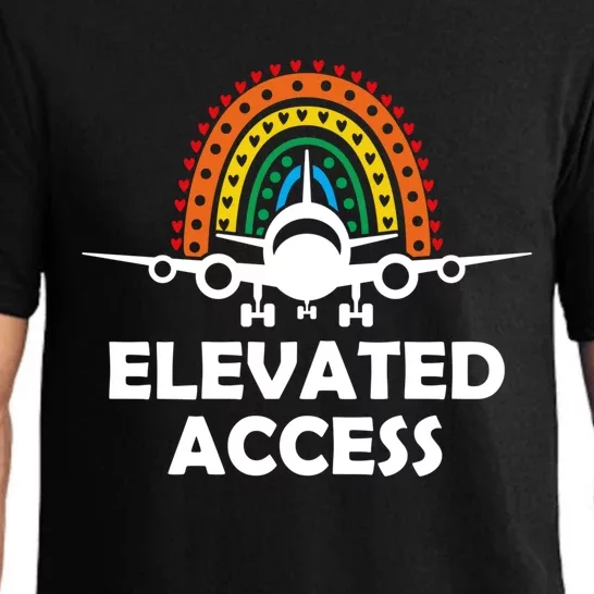 Elevated Access Pilot Aviation Buff Airplane Lover Cool Gift Pajama Set