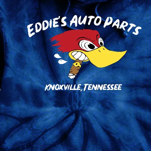 Eddies Auto Parts Tie Dye Hoodie