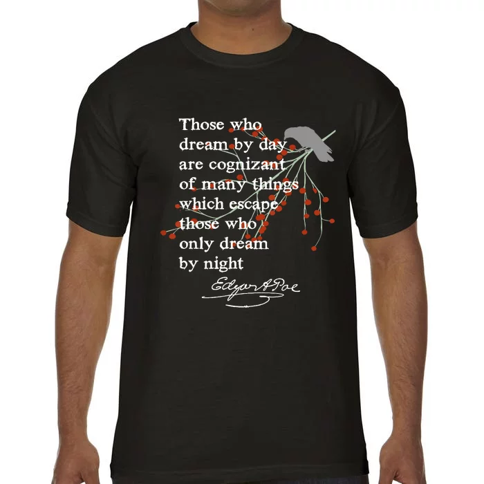 Edgar Allan Poe Writer Gift Poet English Teacher Comfort Colors T-Shirt