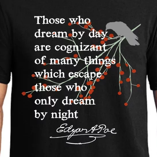 Edgar Allan Poe Writer Gift Poet English Teacher Pajama Set