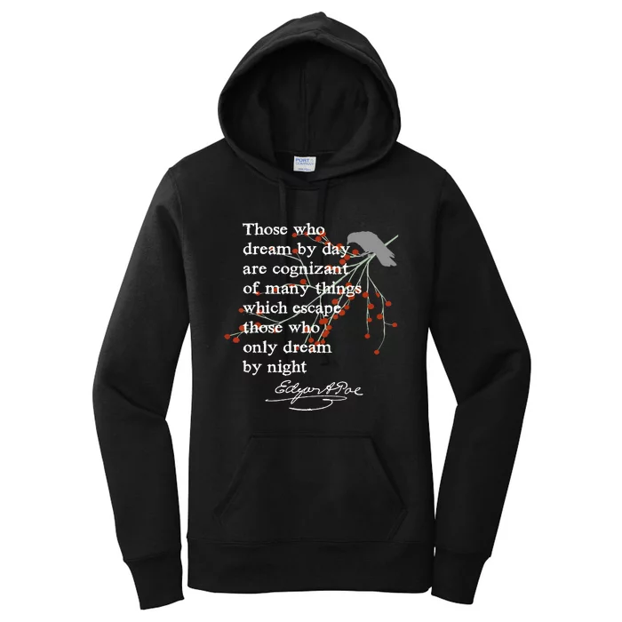 Edgar Allan Poe Writer Gift Poet English Teacher Women's Pullover Hoodie