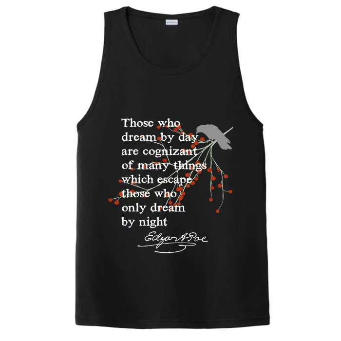 Edgar Allan Poe Writer Gift Poet English Teacher Performance Tank