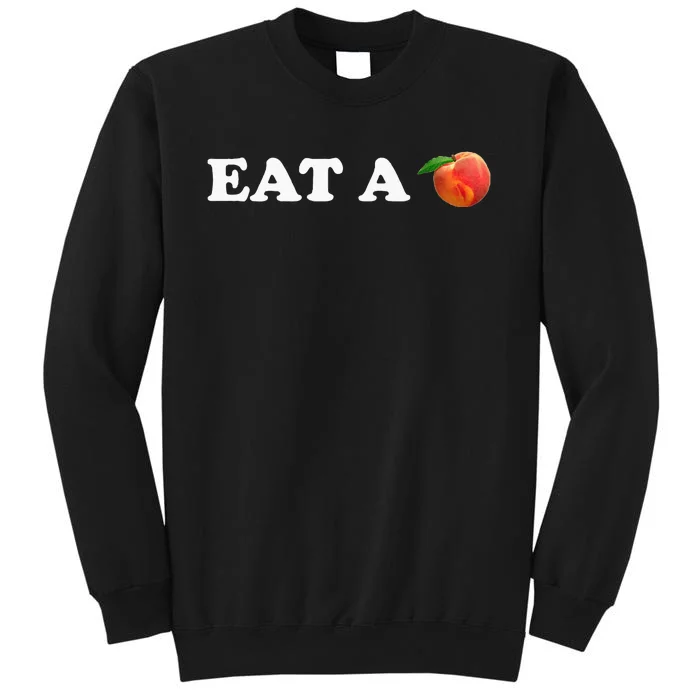 Eat A Peach ! The Peach State Classic Rock Georgia Tall Sweatshirt