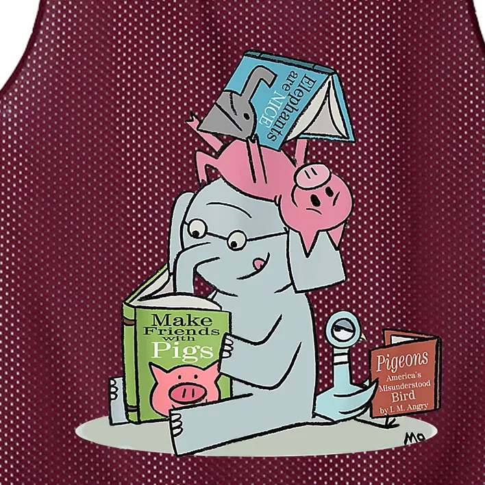 Elephant And Piggie Elephant And Piggie Mesh Reversible Basketball Jersey Tank