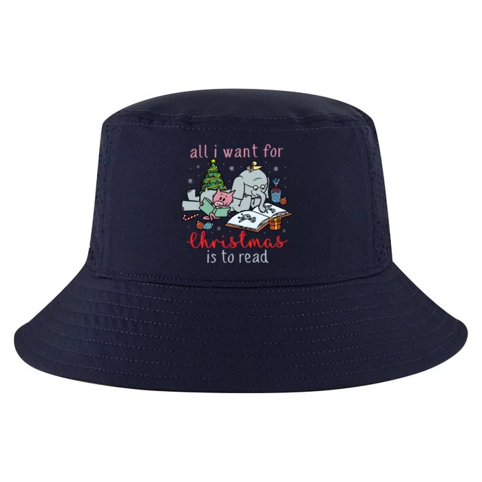 Elephant And Piggie All I Want For Christmas Is To Read Cool Comfort Performance Bucket Hat