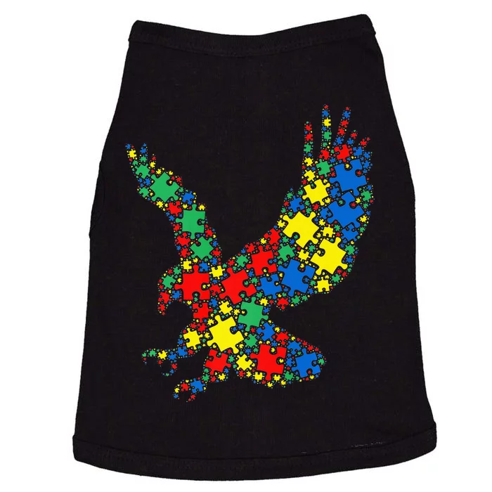 Eagle Autism Puzzle for Autism Awareness Doggie Tank