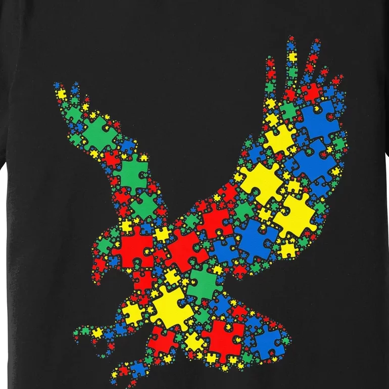 Eagle Autism Puzzle for Autism Awareness Premium T-Shirt