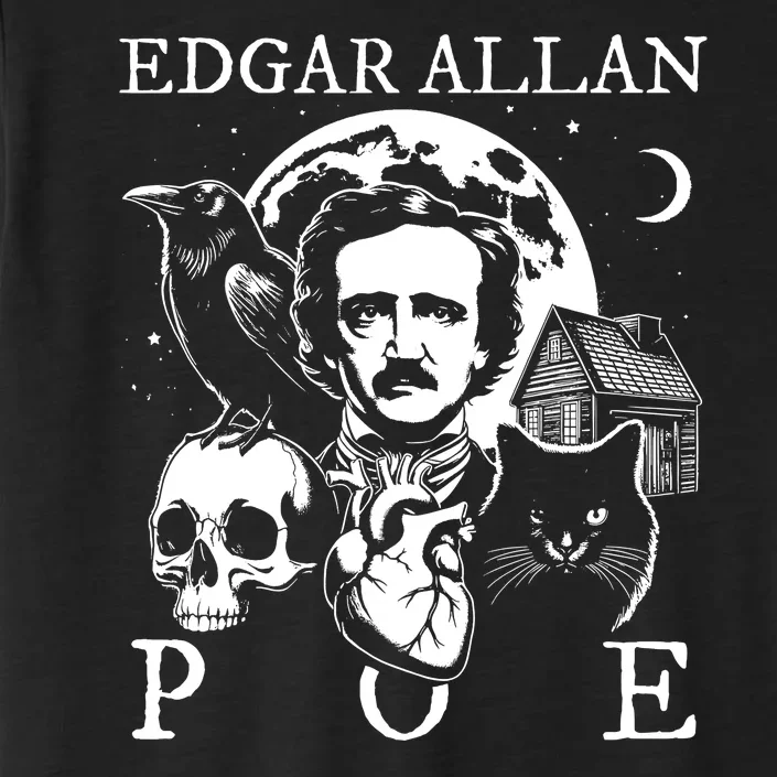 Edgar Allan Poe Poems Quotes Raven Literature ChromaSoft Performance T-Shirt