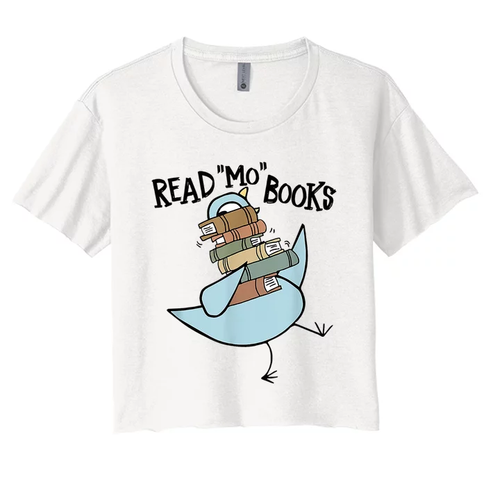 Elephant And Piggie Read Mo Books Pigeon Women's Crop Top Tee