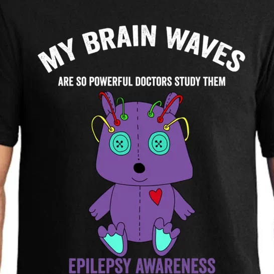 Epilepsy Awareness Purple Ribbon Funny Gift Epilepsy Awareness Month Gift Pajama Set