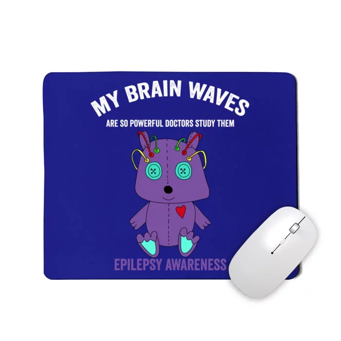 Epilepsy Awareness Purple Ribbon Funny Gift Epilepsy Awareness Month Gift Mousepad