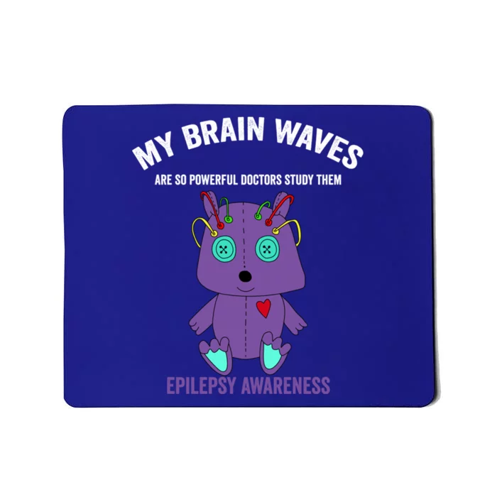 Epilepsy Awareness Purple Ribbon Funny Gift Epilepsy Awareness Month Gift Mousepad